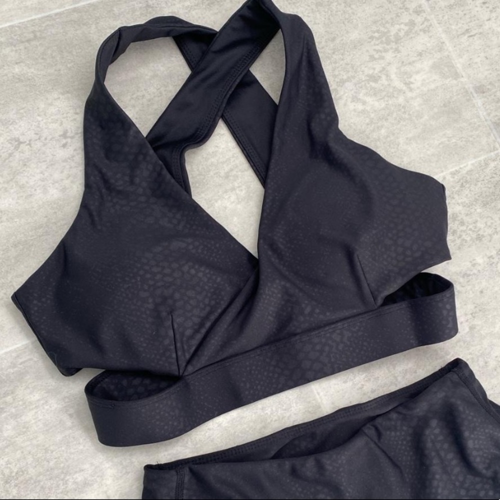 Cleo Harper Bra Top | Gorgeous | Black Snakeskin | Small